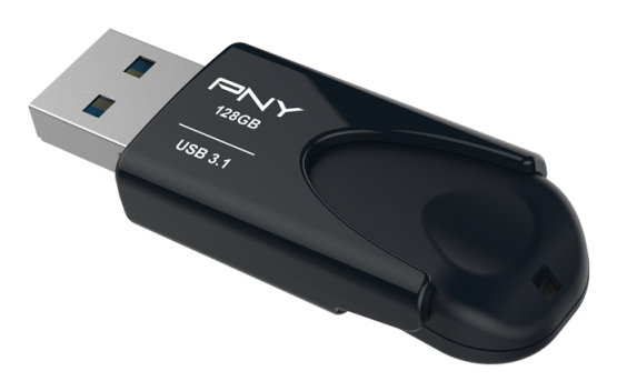 PNY Attache 4 lecteur USB flash 128 Go USB Type-A 3.2 Gen 1 (3.1 Gen 1) Noir - Neuf