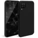 Moozy Minimalist Series Coque en silicone pour Huawei P40 Lite, noir - Finition mate fine et souple en TPU