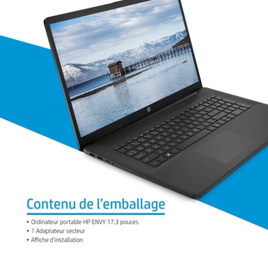 HP 17-cn0016nf Intel® Celeron® N4120 Portátil 43,9 cm (17.3'') HD+ 8 GB DDR4-SDRAM 512 GB SSD Wi-Fi 5 (802.11ac) Windows 11 Home Plata