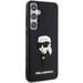 Custodia Karl Lagerfeld 3D Rubber Ikonik per Samsung S24, nera