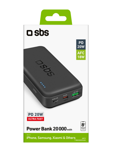 SBS TTBB20000PD20K banque d'alimentation électrique Lithium Polymère LiPo 20000 mAh Neuf - vue 3
