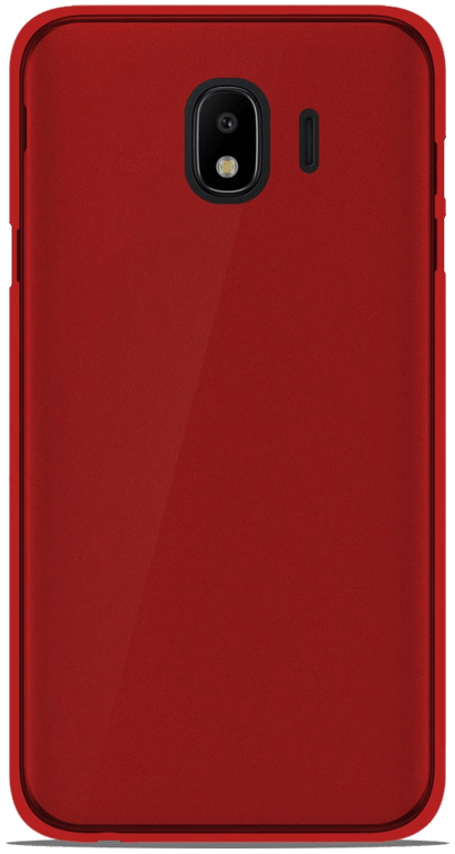 Coque silicone unie compatible Givré Rouge Samsung Galaxy J2 Pro 2018