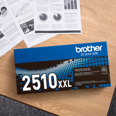 Toner noir d'origine Brother Tn2510Xl - Tn2510Xl [Pag-3000]