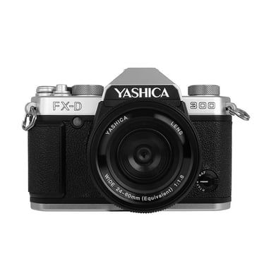 Yashica Fx-d 300 Silver - Cámara De Simulación De Película Digital