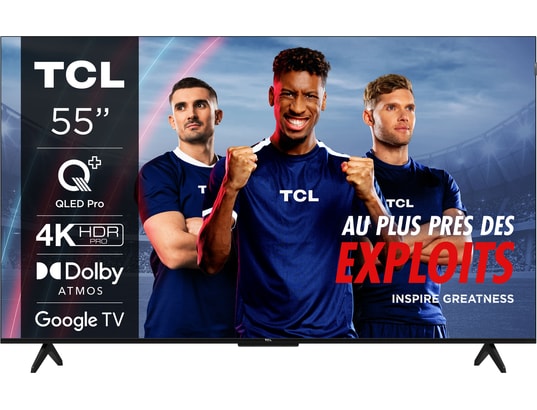 Télévision TCL 55T7B 55/58 Pouces - Qualité d'Image Éblouissante - Neuf