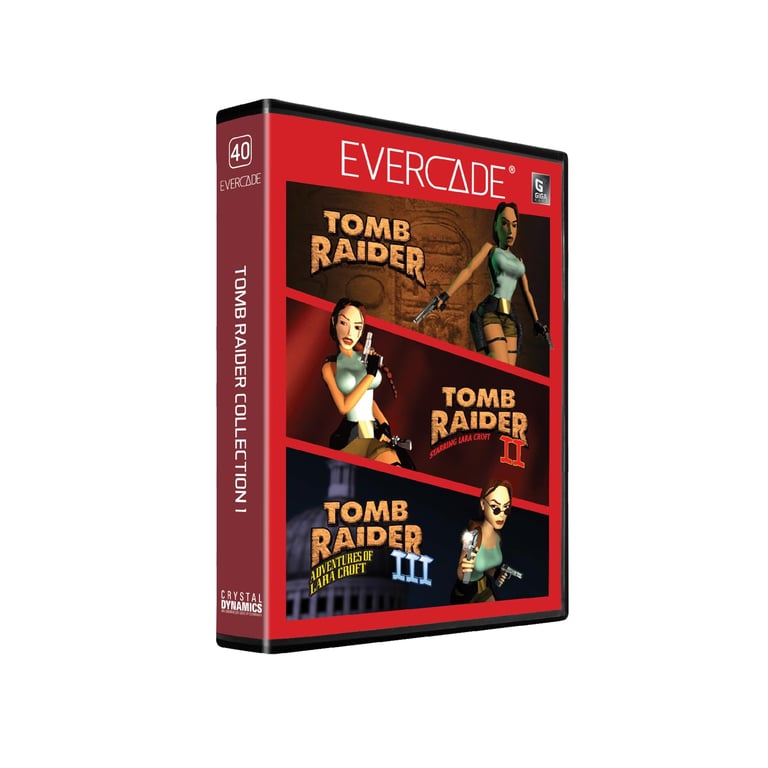Tomb Raider Collection 1 Cartouche Evercade n°40 Retrogaming - vue 2
