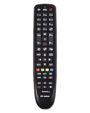Meliconi Gumbody Personal 6 plus telecomando IR Wireless TV Premi i pulsanti