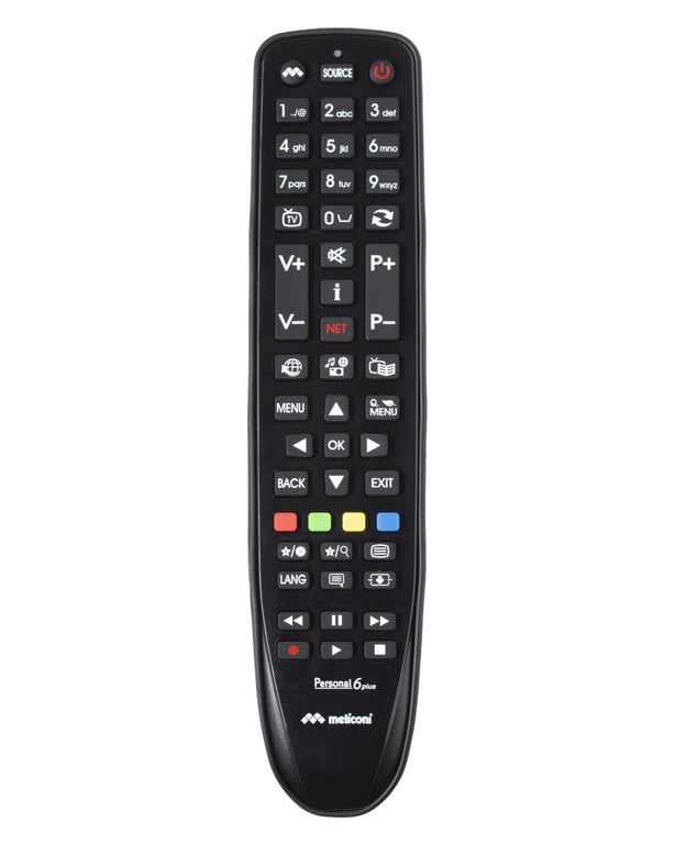 Meliconi Gumbody Personal 6 plus télécommande IR Wireless TV Appuyez sur les boutons Neuf