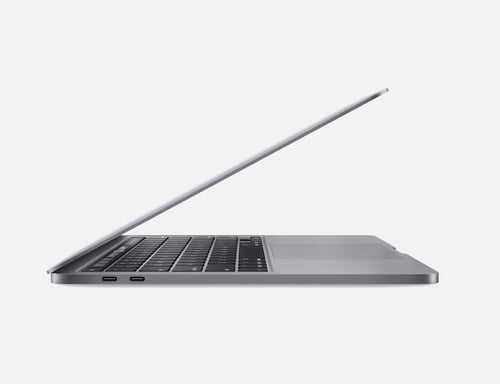 MacBook Pro Core i5 (2020) 13,3', 2 GHz 512 GB 16 GB Intel Iris Plus Graphics, argento - QWERTY