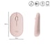 Logitech Souris sans fil Pebble M350 - Rose