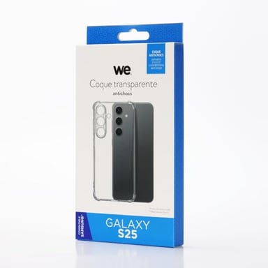 Coque de protection Transparent : 4 coins renforcés - anti-chocs - ultra-résistant - semi-rigide - compatible pour GALAXY 25
