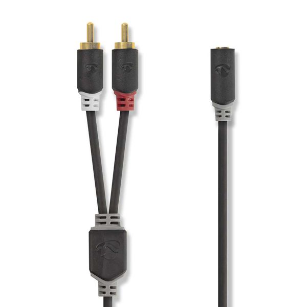 Nedis CABW22255AT02 câble audio 2 x RCA 3 5mm Neuf - vue 3