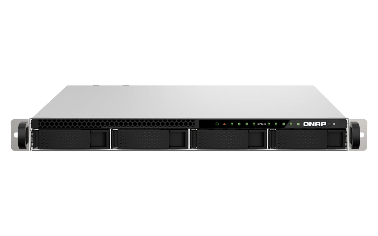 QNAP TS-h987XU-RP NAS Rack (1 U) Intel Xeon E E-2334 16 Go DDR4 QuTS hero Noir, Argent - Neuf