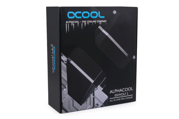 Alphacool Eiswolf 2 AIO Carte graphique Refroidisseur de liquide tout-en-un 12 cm Noir, Transparent 1 pièce(s)