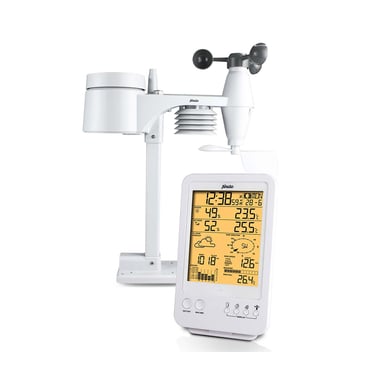 Alecto Estación Meteorológica Profesional con Sensor Inalámbrico Modelo WS-4800 Blanco