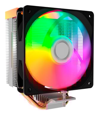 CoolBox GAMING REFRIGERADOR CPU ARGB INFINITE AIR 120 4 HEATPIPES 180W TDP