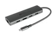 Alcasa HUB-C001A hub & concentrateur USB Type-C 5000 Mbit/s Anthracite