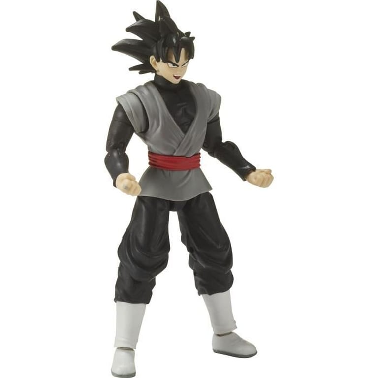 Figurine articulée BANDAI Dragon Stars Goku Black 17 cm avec accessoires mains et pièce de construction Broly Noir - Neuf
