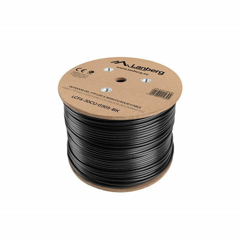 Lanberg LCF6 30CU 0305 BK câble de réseau 305 Cat6 Neuf - vue 2