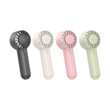 Usams Mini ventilador de bolsillo recargable por USB de 3 velocidades Blanco