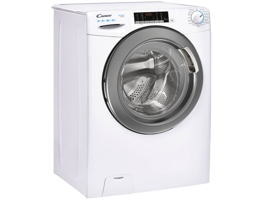 Lave-linge hublot CANDY CSS1410TWMRE/FR - 10 kg - Induction - Vapeur - 1400 trs/min - Classe A - Programme rapide - Blanc - Neuf