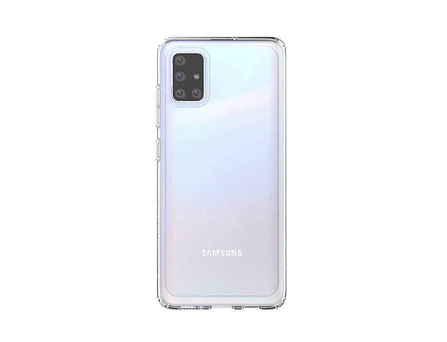 Samsung Coque arrière en silicone pour Galaxy A51 Transparente 8809664562044 - vue 3