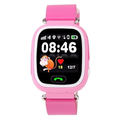 Montre Traceur GPS Enfant App Android iOs Wifi Appels SOS SMS Rose YONIS
