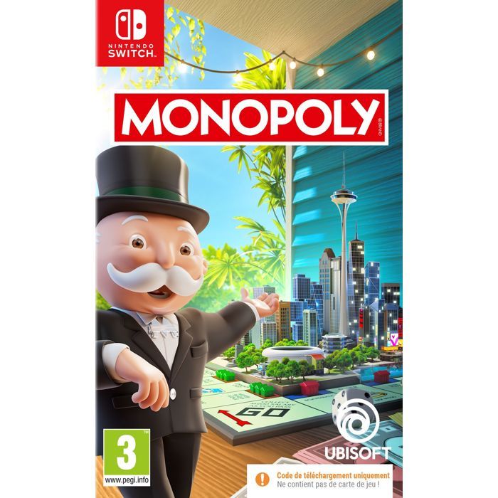Monopoly 2024 Jeu Nintendo Switch Code in a Box - vue 3