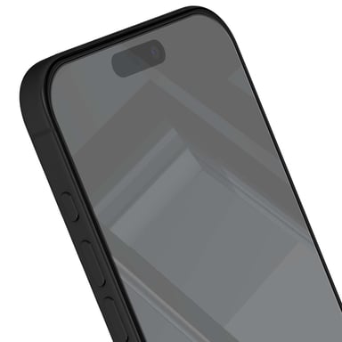 Crong Protector de pantalla para iPhone 16 Pro de vidrio templado 9H antimicrobiano Transparente