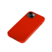 Coque antichoc en gel de silicone doux pour Apple iPhone 14, Rouge Ardent