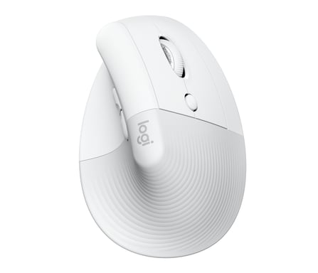 Logitech Lift for Business RF Ratón inalámbrico para diestros + Bluetooth Óptico 4000 DPI