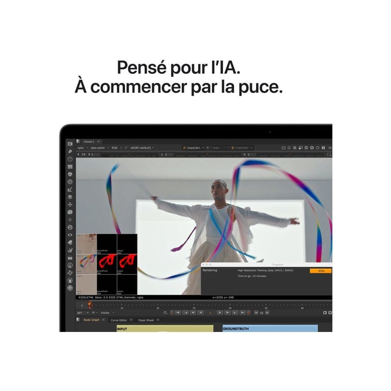 Apple Macbook Pro 16 SSD 24 Go RAM Puce M5 PRO CPU 18 cœurs GPU 20 cœurs - vue 10