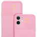 Coque pour Apple iPhone 12 MINI en Bonbon Rose Housse de protection Étui en silicone TPU flexible et avec protection pour appareil photo