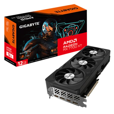 GIGABYTE - Tarjetas Gráficas - Radeon RX 7700 XT GAMING OC 12G