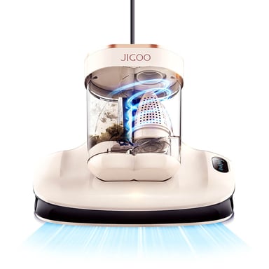 Limpiador de Colchones de Doble Taza Inteligente JIGOO S100 con Potencia 350W y Succión 12KPa