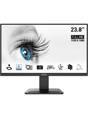 MSI Pro MP2412 monitor PC a schermo piatto 60,5 cm (23,8'') 1920 x 1080 pixel Full HD LCD Nero