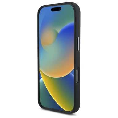 Étui DKNY pour iPhone 16 Pro Max  6.9'' noir étui rigide Liquid Silicone Metal Logo