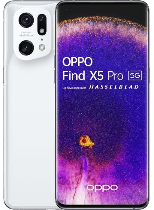 OPPO Find X5 Pro 5G 12 Go RAM + 256 Go Blanc