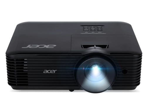 Acer X1128H DLP 3D SVGA 4500Lm 20000/1 Proiettore a raggio standard 4800 ANSI lumen SVGA 800x600 Compatibilit  3D Nero (ACER X1128H DLP 3D SVGA)