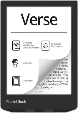 PocketBook Verse Liseuse 8 Go Wifi Noir, Bleu