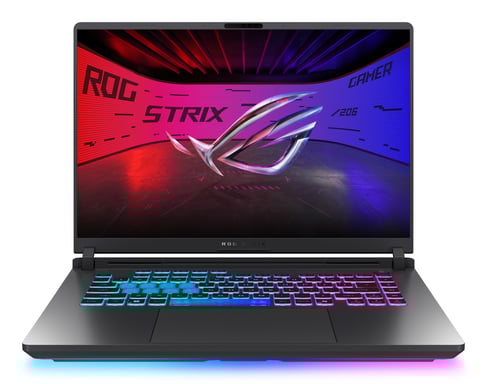 ASUS ROG Strix G16 G615JMR-DR5114W Intel® Core™ i7 i7-14650HX Ordinateur portable 40,6 cm (16'') WQXGA 16 Go DDR5-SDRAM 1 To SSD NVIDIA GeForce RTX 5060 Wi-Fi 7 (802.11be) Windows 11 Home Noir, Gris