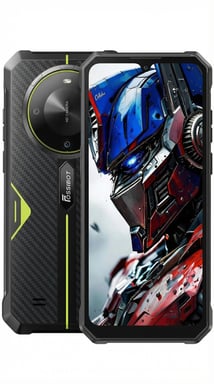 Smartphone incassable-Fossibot F105-10300mAh-IP69K-Vert-4G-Android14