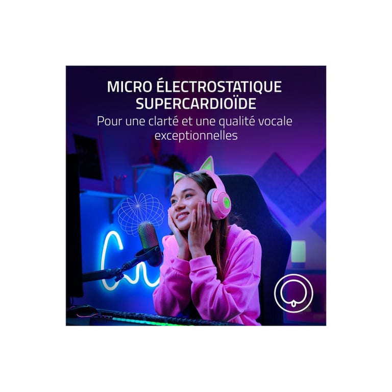 Razer Seiren V3 Chroma Micrófono de Condensador para Streaming Negro - Neuf