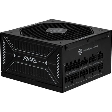 Alimentatore modulare per PC MSI MAG A1000GLS PCIE5 1000W 80 PLUS Gold nero
