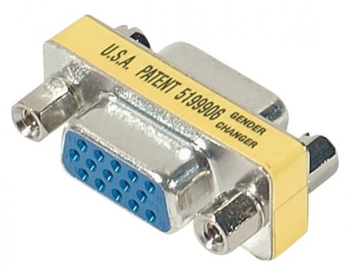 Dexlan 083740 Cavo VGA con cambio di genere Argento