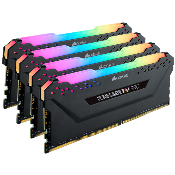 Corsair Vengeance RGB CMW32GX4M4C3200C16 module de mémoire 4 x 8 Go DDR4 3200 MHz Neuf - vue 3
