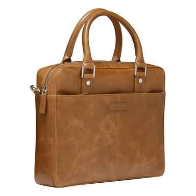 DBRAMANTE1928 Bolsa para portátil de 14 pulgadas Rosenborg Collection 2nd Generation Marrón claro
