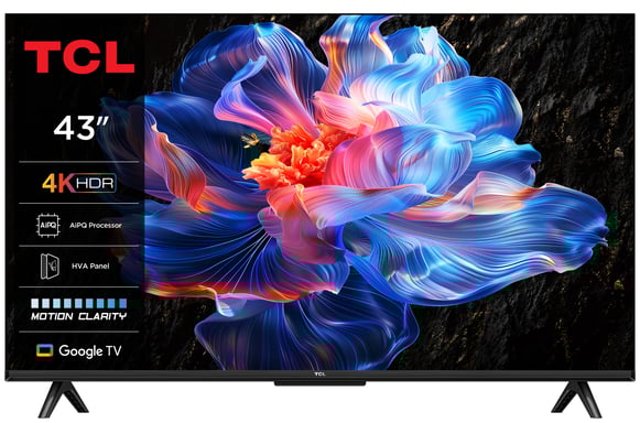 TCL 43P69K TV 109,2 cm (43'') 4K Ultra HD Smart TV Wifi Noir
