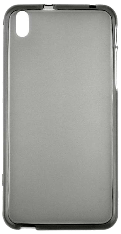 Coque silicone unie compatible Givré Noir HTC Desire 816