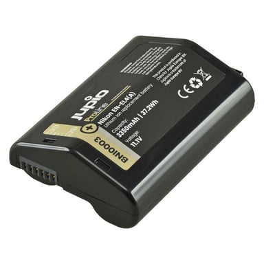 Jupio Batterie appareil photo BNI 0003 EN-EL4 Li-Ion 3350mAh 11,1V pack compact connecteur multi-broches - vue 2